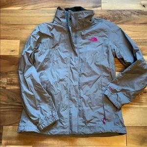 North face rain coat